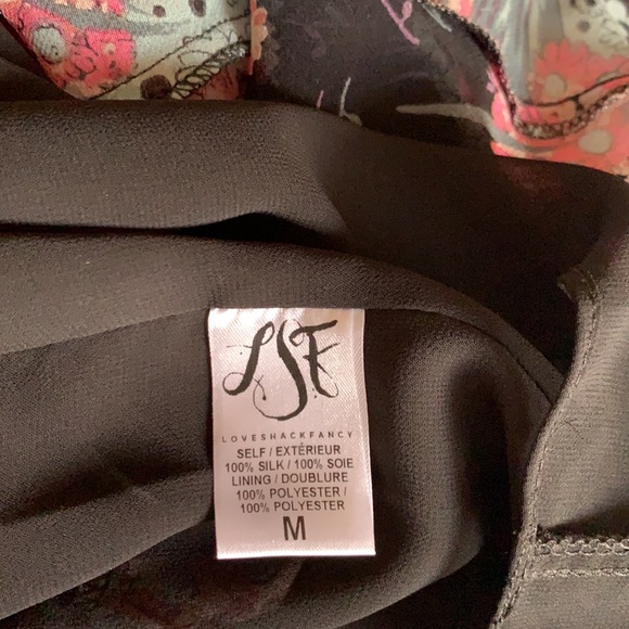 NWOT LoveShackFancy silk Amira dress, sz M - Picture 9 of 9